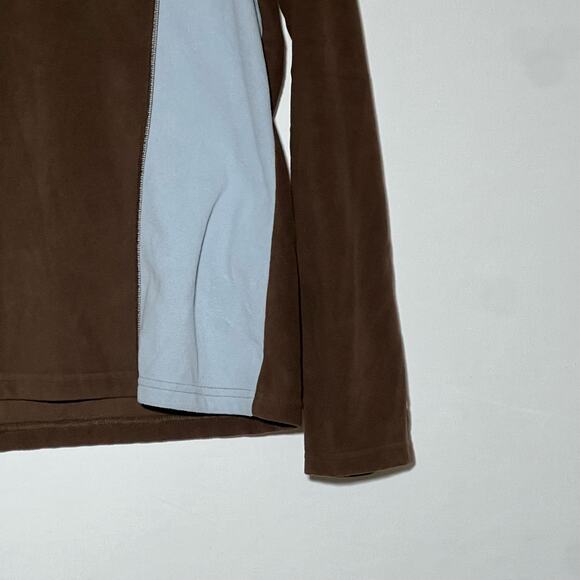 The North Face Lightweight Quarter Zip Pullover Sweatshirt Brown Womens Size XL - Picture 3 of 8